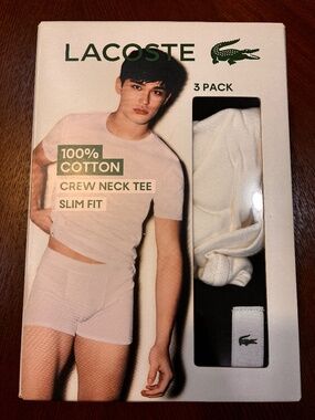Lacoste men’s 3-pack t-shirts